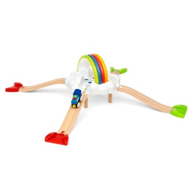 Brio My First Railway Light Up Rainbow Set Деревянная железная дорога 36002