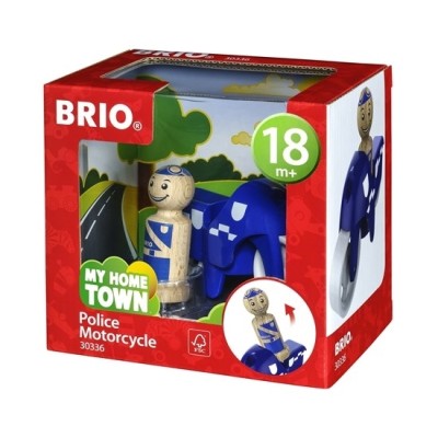 Brio My Home Town Police Motorcycle Policijas motocikls 30336