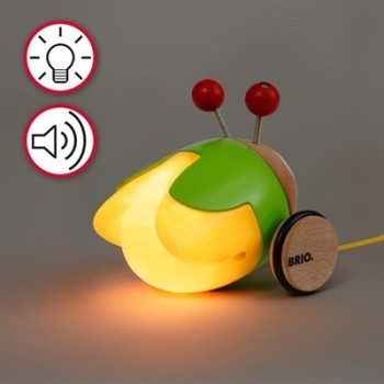 Brio Play and Learn Light Up Firefly Koka velkamā rotaļlieta 30255