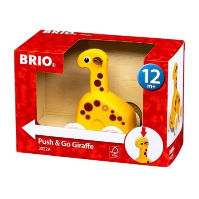 Brio Push and Go Giraffe Инерционная игрушка 30229