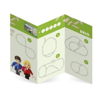Brio Railway Starter Set 26 pcs. Koka dzelzceļš 33773