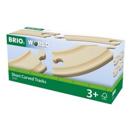 Brio Short Curved Tracks Части деревянной железной дороги 33337
