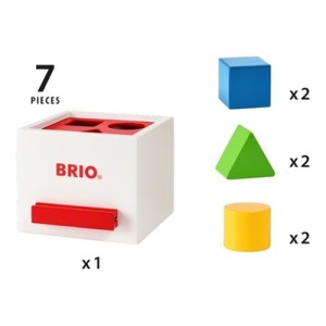 Brio Sorting Box Деревянный сортер White 30250