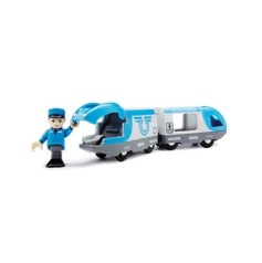Brio Travel Battery Train Pasažieru vilciens 33506