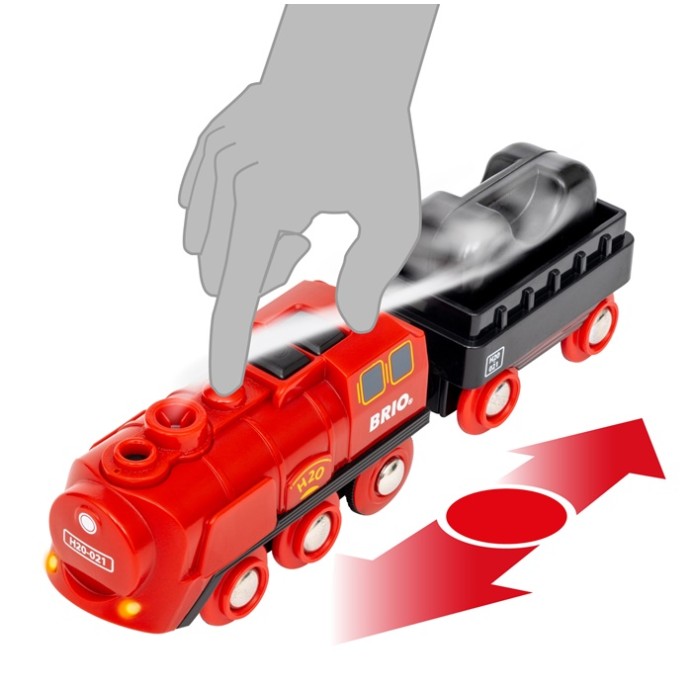 Brio Battery Steam Train Set Деревянная железная дорога 36017