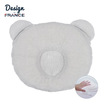 Candide Children's Pillow P'tit Panda Grey 273610