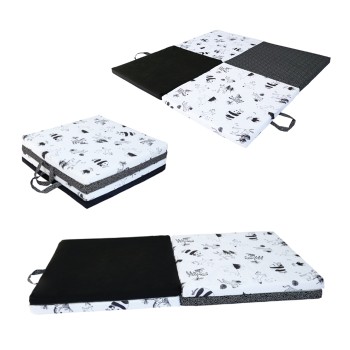 Candide Daudzfunkcionāls spēļu paklājiņš 3in1 Black and White 595500