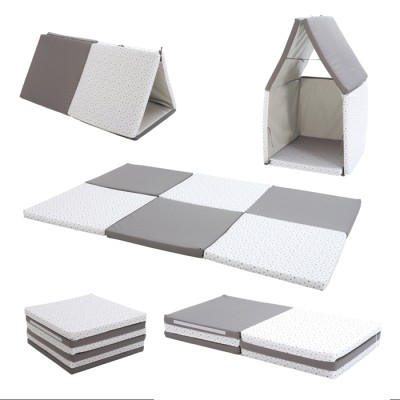 Candide Daudzfunkcionāls spēļu paklājiņš XL 5in1 Grey and White 595121