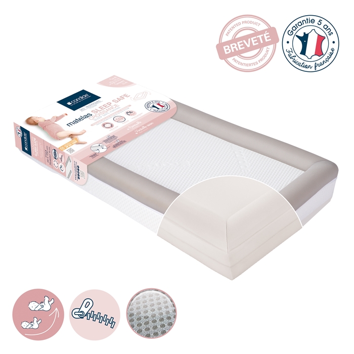 Candide Divpusējs bērnu matracis Sleep Safe 60х120 см