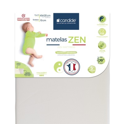 Candide Bērnu bambusa matracis ZEN 60x120 cm 573820