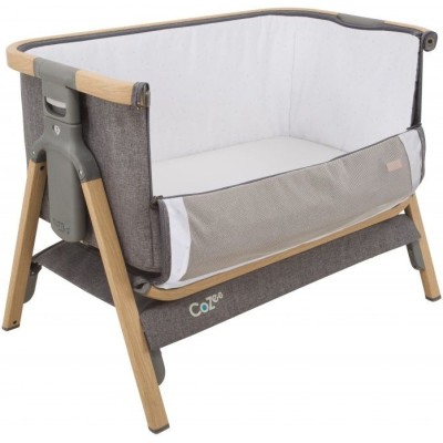 Tutti Bambini CoZee Bedside crib Oak/Charcoal кроватка