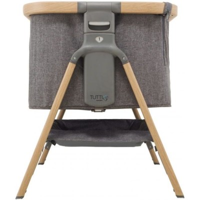 Tutti Bambini CoZee Bedside crib Oak/Charcoal кроватка