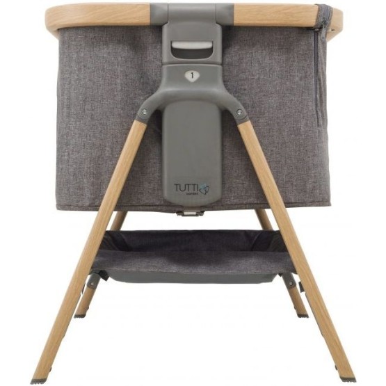 Tutti Bambini CoZee Bedside crib Oak/Charcoal кроватка
