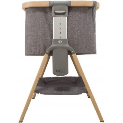 Tutti Bambini CoZee Bedside crib Oak/Charcoal кроватка