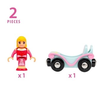 Brio Disney Princess Sleeping Beauty and Wagon Lokomotīve 33314
