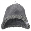 Lodger Hatter Fleece Scandinavian Cepure, 3-6m, Coal, HT 577_6-12