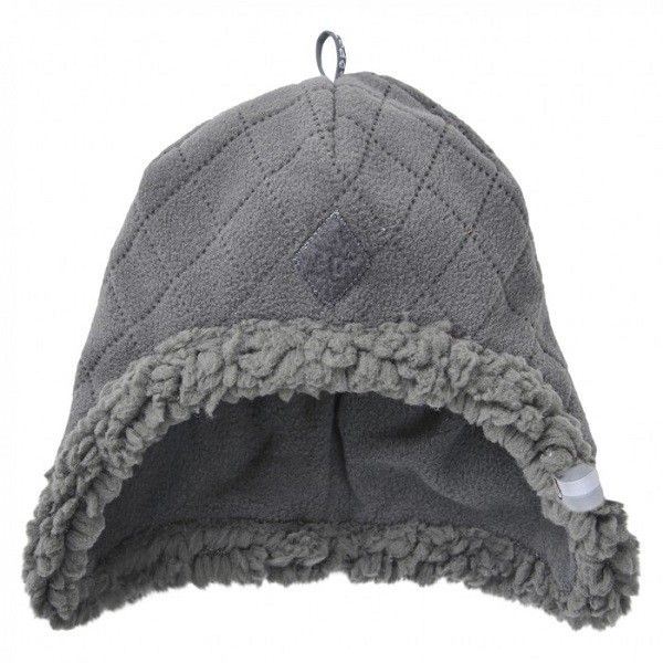 Lodger Hatter Fleece Scandinavian Cepure, 3-6m, Coal, HT 577_6-12