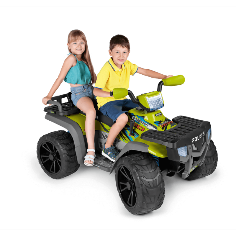 Peg Perego Polaris SPORTSMAN PRO Citrus 24V Детский электро квадроцикл IGOD0603