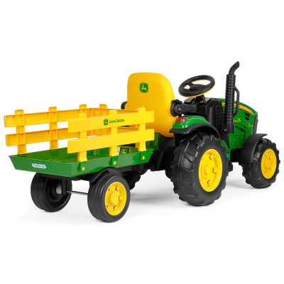 Peg Perego John Deere Ground RC Tractor 12V Детский электро трактор IGOR0117