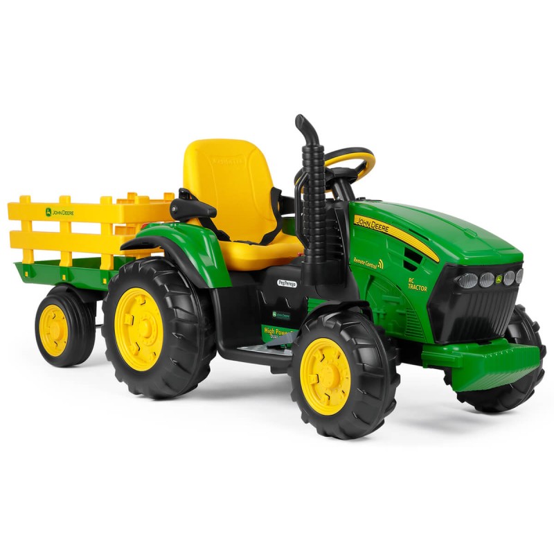 Peg Perego John Deere Ground RC Tractor 12V Детский электро трактор IGOR0117