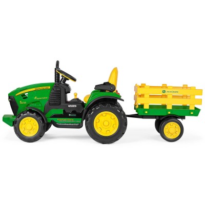 Peg Perego John Deere Ground RC Tractor 12V Детский электро трактор IGOR0117