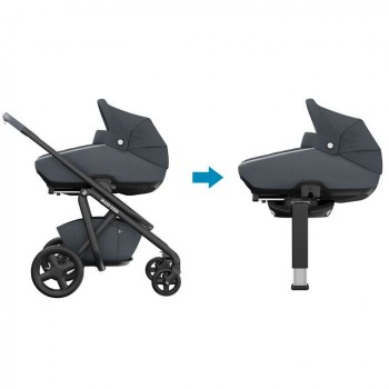 Maxi Cosi Carrycot Jade Essential Graphite Bērnu rati