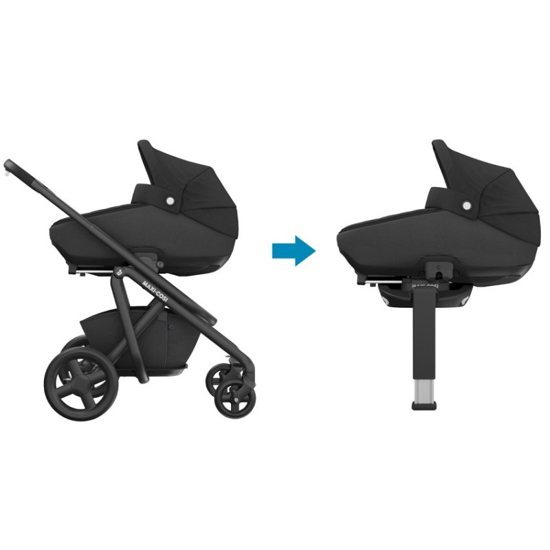 Maxi Cosi Jade Essential black carrycot-car seat