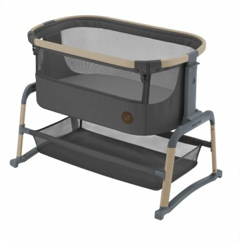 Maxi Cosi Iora Air Beyond graphite mazuļa šūpulis pie gultas