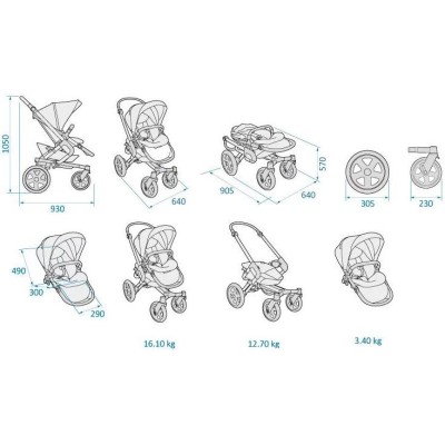 Maxi Cosi Nova 4 Vivid red Прогулочная коляска