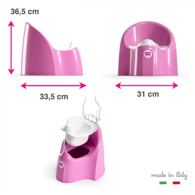 OKBaby OK Baby Pasha Детский анатомический горшок Pink 38911400