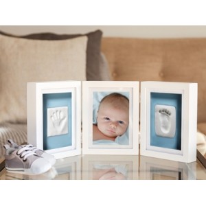 Pearhead Babyprints Deluxe Desk Frame Набор для создания отпечатка ручки/ножки малыша Blue P63006