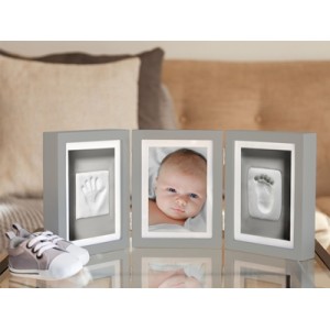 Pearhead Babyprints Deluxe Desk Frame Набор для создания отпечатка ручки/ножки малыша Gray P63007
