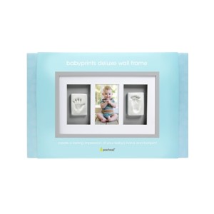 Pearhead Babyprints Deluxe Wall Frame Набор для создания отпечатка ручки/ножки малыша Gray P63001