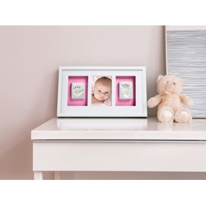 Pearhead Babyprints Deluxe Wall Frame Набор для создания отпечатка ручки/ножки малыша White P63000