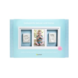 Pearhead Babyprints Deluxe Wall Frame Набор для создания отпечатка ручки/ножки малыша White P63000