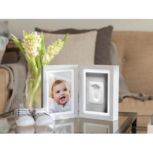 Pearhead Babyprints Desk Frame Набор для создания отпечатка ручки/ножки малыша Gray P63005