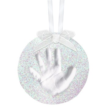 Pearhead Babyprints Glitter Ornament Komplekts mazuļa pēdiņu/rociņu nospieduma izveidošanai 50019