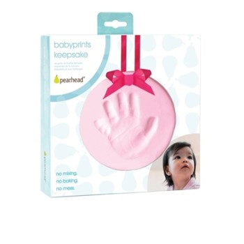 Pearhead Babyprints Keepsake Komplekts mazuļa pēdiņu/rociņu nospieduma izveidošanai Pink 50026