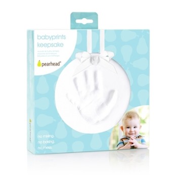 Pearhead Babyprints Keepsake Komplekts mazuļa pēdiņu/rociņu nospieduma izveidošanai White 50020