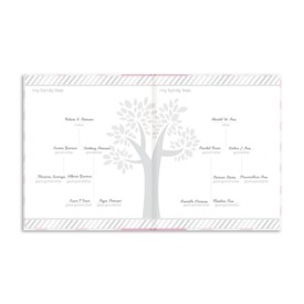 Pearhead Chevron Babybook First Baby Album Pink P62202