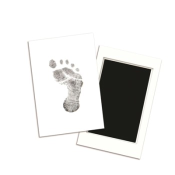 Pearhead Clean-touch Ink Pad Baby Footprint/Handprint Kit Black 00007