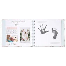 Pearhead Floral Baby's Memory Book And Sticker Set Pirmais mazuļa albums 72091