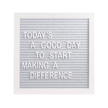 Pearhead Letterboard Set Letterboard Gray 60114