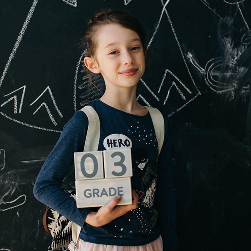 Pearhead Milestone Blocks Деревянные кубики Grey 60110