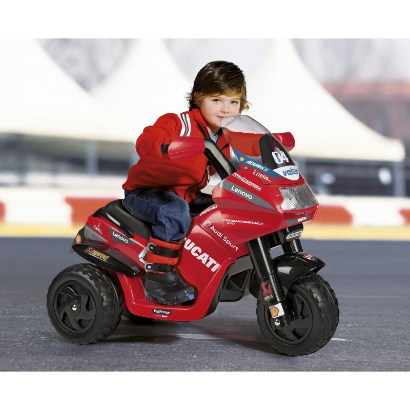Peg Perego Ducati Desmosedici EVO 6V Elektriskais motocikls bērniem IGED0922
