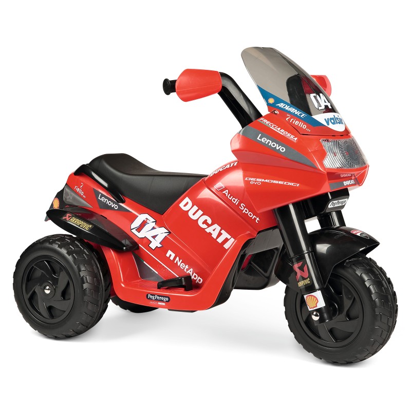 Peg Perego Ducati Desmosedici EVO 6V Elektriskais motocikls bērniem IGED0922