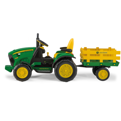 Peg Perego John Deere Ground Force with trailer 12V Детский электро трактор IGOR0047