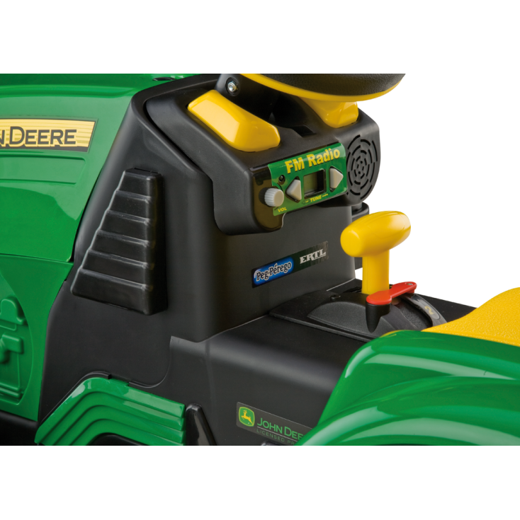 Peg Perego John Deere Ground Force with trailer 12V Детский электро трактор IGOR0047
