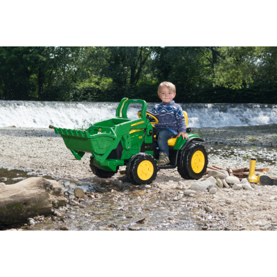 Peg Perego John Deere Ground Loader 12V Детский электро трактор IGOR0068