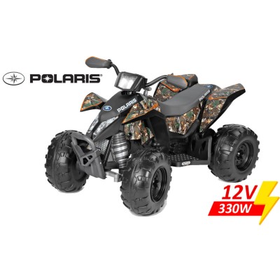 Peg Perego Polaris Outlaw Camo 330W 12V Детский электро квадроцикл IGOR0116
